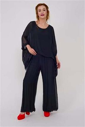 بلوز طوسی زنانه ساده Bohem Stil - کد 850786474