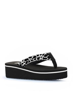 دمپائی مشکی زنانه چرم خالص Bueno Shoes - کد 841356495