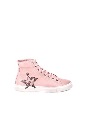 بوت / نیم بوت صورتی زنانه چرم خالص Bueno Shoes - کد 66892173