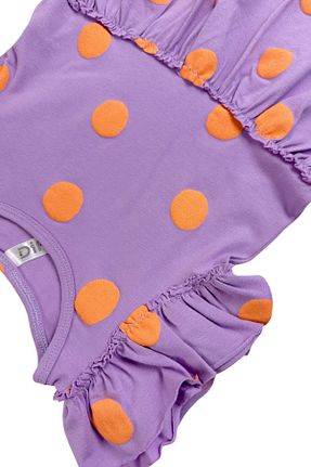 لباس بنفش بچه گانه بافتنی difa kids - کد 852380413