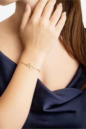 دستبند نقره زرد زنانه 925 عیار So Chic - کد 748604314