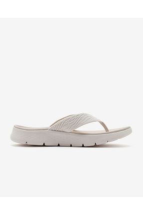 دمپائی بژ زنانه پاشنه تخت Skechers - کد 830657942