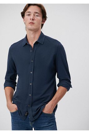 پیراهن آبی مردانه Fitted Mavi - کد 754734008