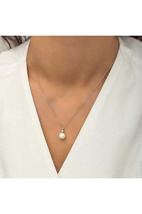 گردنبند نقره رنگی زنانه 925 عیار sedu - کد 860755360