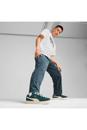 کفش اسنیکر سبز زنانه بند دار Puma - کد 860586456