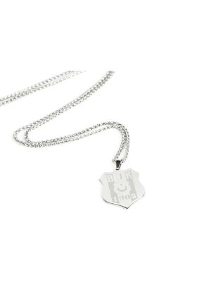 گردنبند استیل ( فولاد ) طوسی زنانه استیل ضد زنگ Beşiktaş - کد 860574477