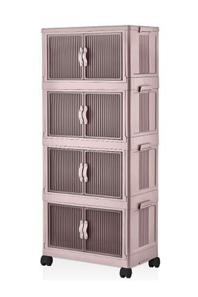 کابینت چند منظوره صورتی پلاستیک Dükkanönü - کد 851978648