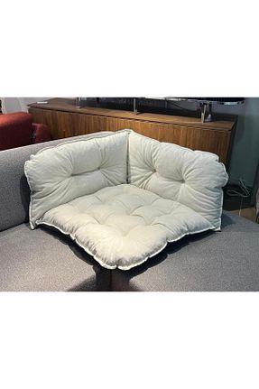 پوف و نیمکت طوسی 60 x 60 beyzima - کد 860623532