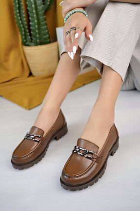 کفش کژوال قهوه ای زنانه چرم خالص Diego Carlotti - کد 860668413