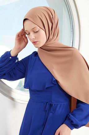 شال قهوه ای زنانه Medine İpeği Bytoktay - کد 860685600