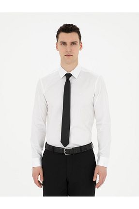 پیراهن سفید مردانه اسلیم فیت Pierre Cardin - کد 860748445