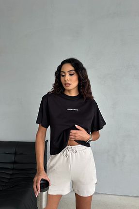 شلوارک و برمودا بژ زنانه سوپر فاق بلند CurcunaShop - کد 860741995