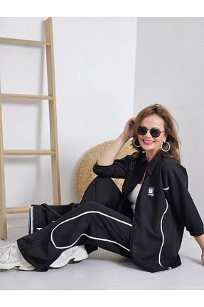 ست بالاتنه و پائین تنه رنگی زنانه بافتنی Felix Butik - کد 860771268
