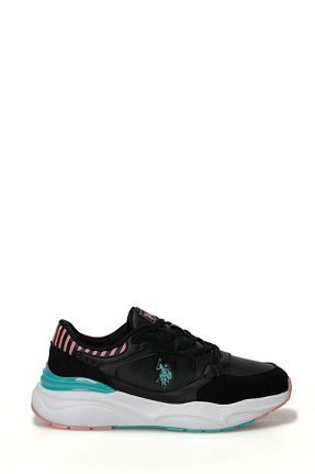 کفش اسنیکر مشکی زنانه بند دار U.S. Polo Assn. - کد 860846077