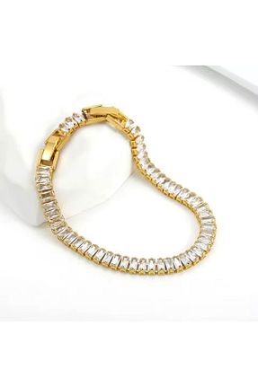 دستبند استیل (فولاد) طلائی زنانه استیل (فولاد) Takıkraliyeti - کد 860525944