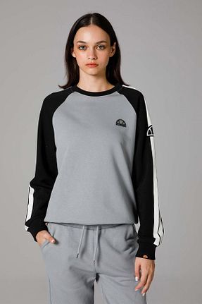 سوئیشرت اسپرت طوسی زنانه رگولار Ellesse - کد 860669415