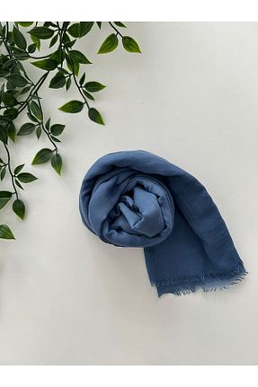 شال آبی زنانه پنبه ای Fureya - کد 860614416