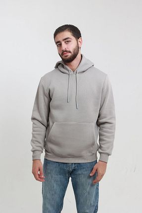سوئیشرت طوسی مردانه ساده TKT - کد 860659268