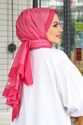 شال صورتی زنانه Hint İpek - کد 860685420