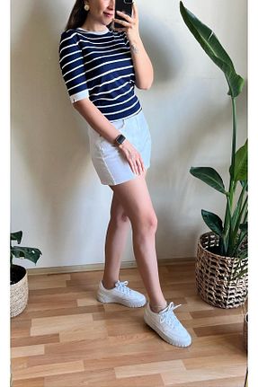 رویه سرمه ای زنانه بافتنی Butik - کد 860809070