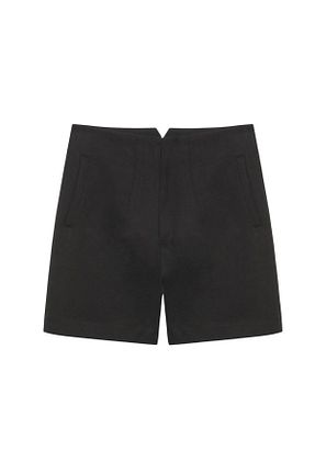 شلوارک و برمودا مشکی زنانه فاق بلند ALMY BRAND - کد 860664987