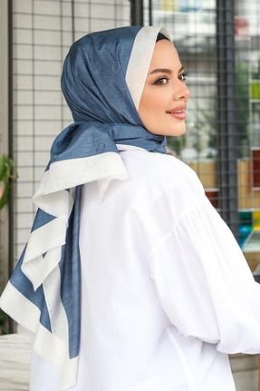 شال سرمه ای زنانه Hint İpek - کد 860685405