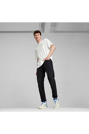 کفش اسنیکر سفید زنانه بند دار Puma - کد 860689127