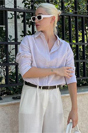 پیراهن بژ زنانه اورسایز Seeh - کد 846751919