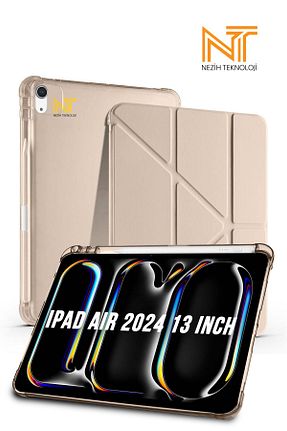 کیف تبلت طلائی Apple Uyumlu Nezih Case - کد 860718306