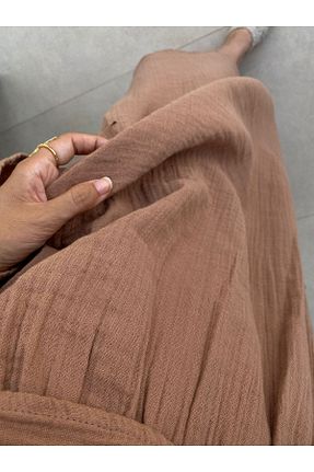ست بالاتنه و پائین تنه قهوه ای زنانه بافتنی MODAGK - کد 860742590
