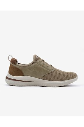 کفش اسنیکر بژ مردانه بند دار Skechers - کد 187400854