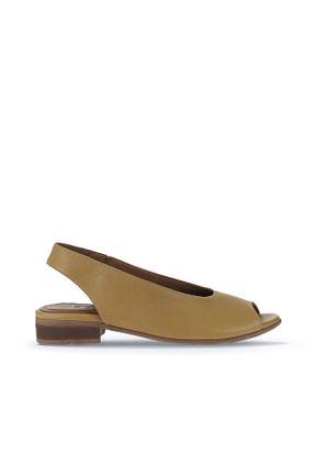 صندل قهوه ای زنانه پاشنه ضخیم Bueno Shoes - کد 815106351