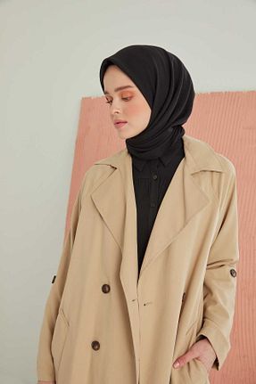 روسری مشکی پنبه ای MİRAY - کد 222496628