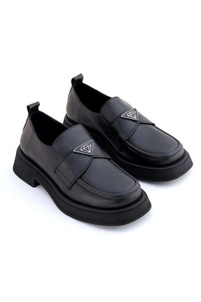 کفش کژوال مشکی زنانه پاشنه تخت ALBİNİ - کد 802044357