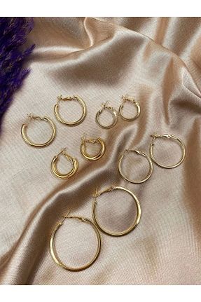 گوشواره جواهر طلائی کلیپس دار Eylülün Takısı - کد 775140357