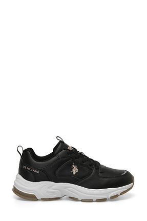 کفش اسنیکر مشکی زنانه بند دار U.S. Polo Assn. - کد 860901592