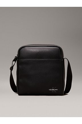 کیف دستی مشکی مردانه چرم خالص Calvin Klein - کد 860610501