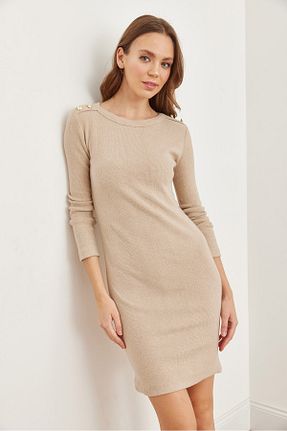 لباس طوسی زنانه بافت Olalook - کد 859178215