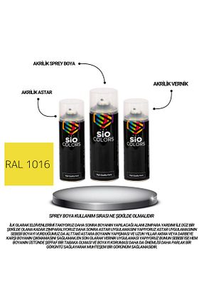 رنگ اسپری زرد sıocolors - کد 860615180
