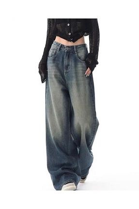 شلوار آبی زنانه بافتنی eyonnwear - کد 860592757