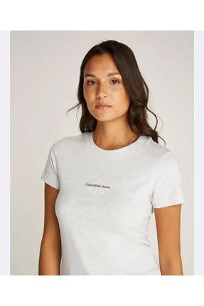 تیشرت بژ زنانه رگولار Calvin Klein - کد 860663765