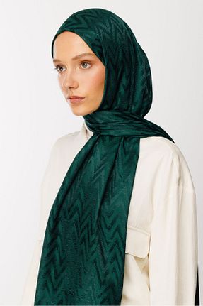 شال سبز زنانه پنبه پلی استر Mooncorn - کد 860666433
