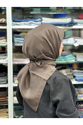 روسری قهوه ای İpek Tivil PİRAMİT - کد 860677455