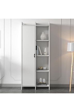 قفسه کتاب سفید 180 سانتی متر İNARCH DİZAYN - کد 845747427