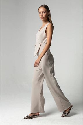 سرهمی طوسی زنانه بدون آستین Melike Bakar Boutique - کد 860807678