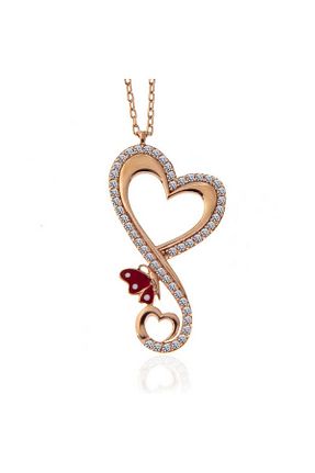 گردنبند نقره رنگی زنانه 925 عیار Giove Store - کد 860685022