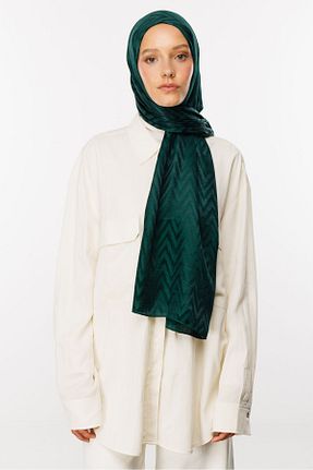 شال سبز زنانه پنبه پلی استر Mooncorn - کد 860666433