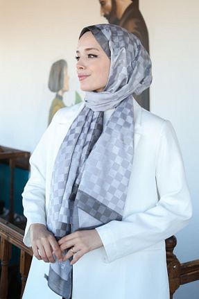 شال زنانه ویسکون Hint İpek - کد 860705613