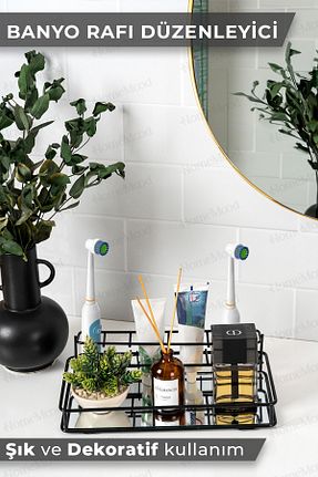 جای مسواک مشکی فلزی HOME MOOD - کد 860821862