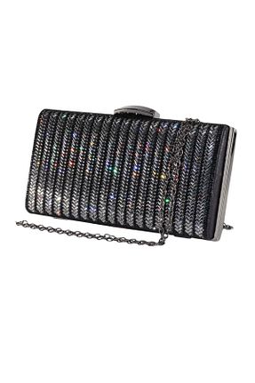 کیف مجلسی مشکی زنانه پارچه ای KEEBA - کد 846043854